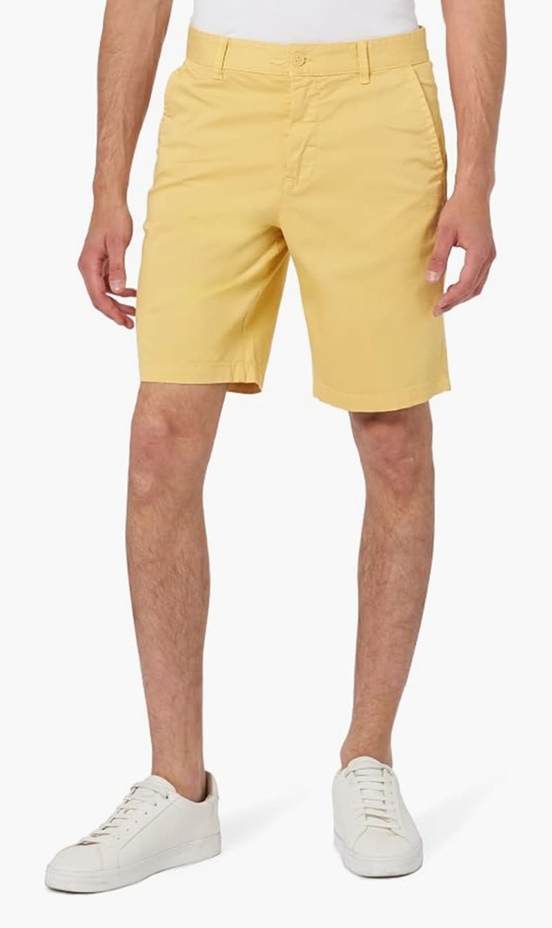 Yellow United Colors Of Benetton Brown Chino Shorts for Men