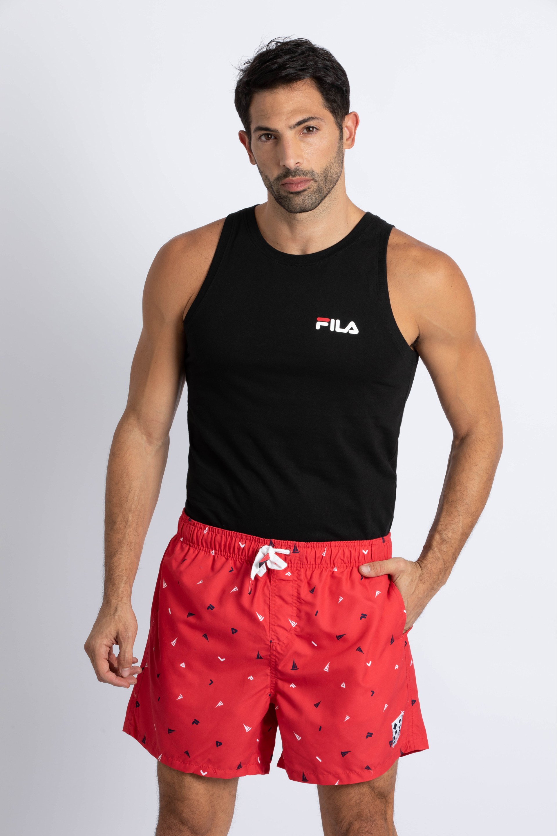 

FILA Albert Printed Swim Shorts