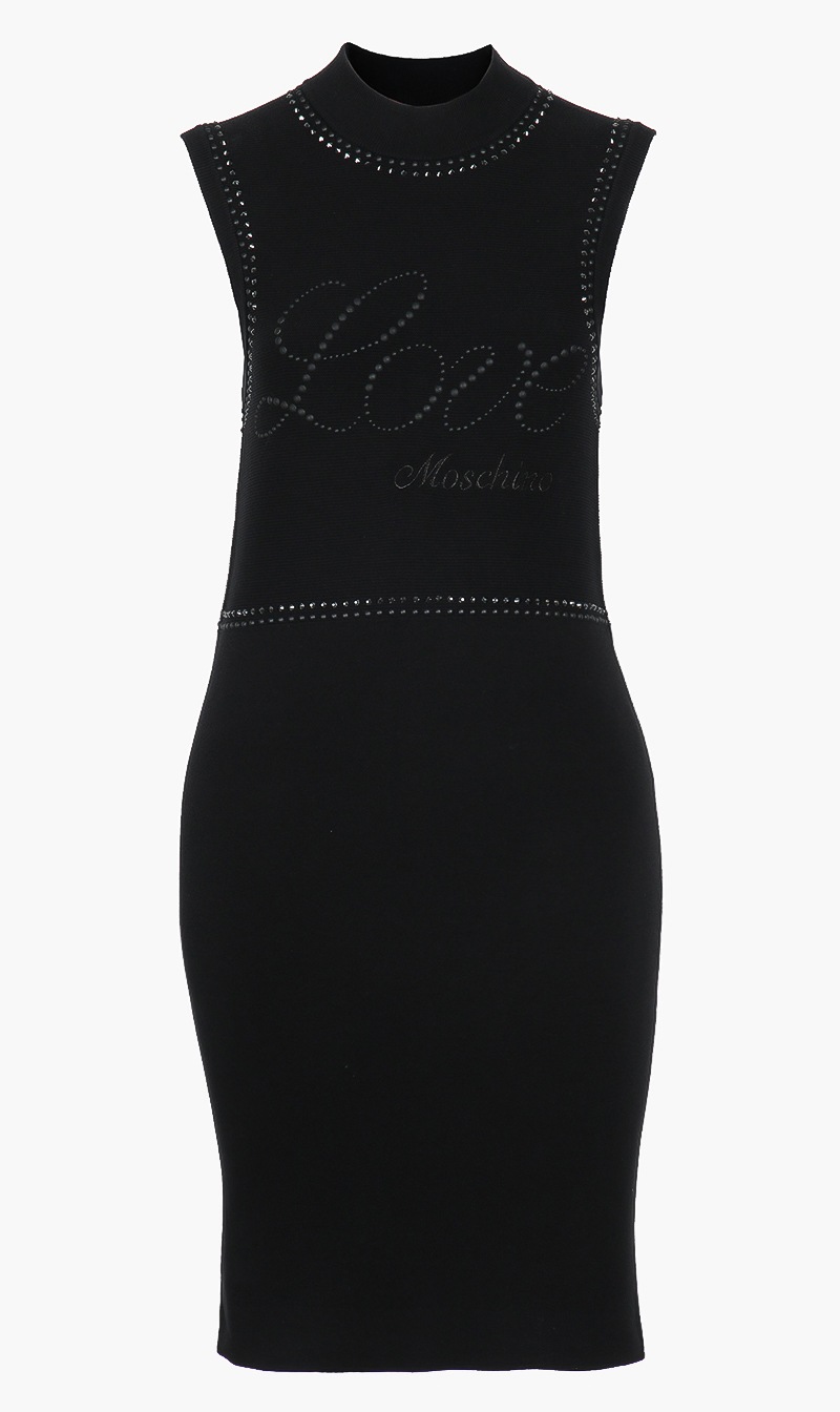 

Embellished Dress, Black