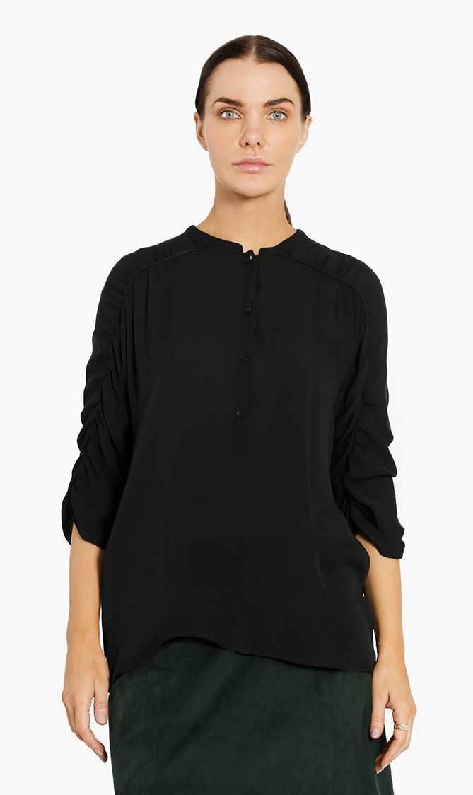 

Emporio Armani Gathered Sleeves Blouse