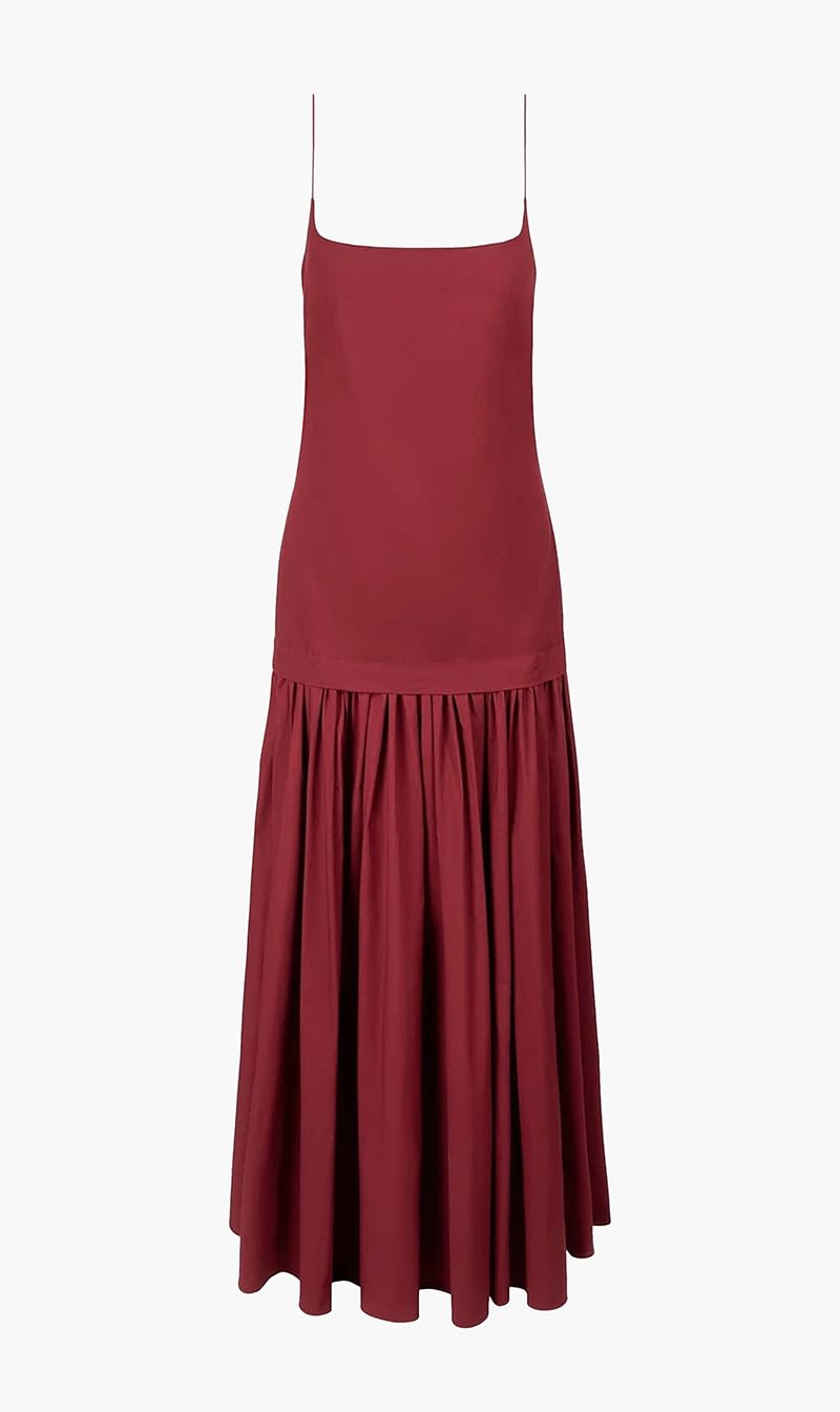 

Staud Red Ari Dress for Women | The Deal Outlet