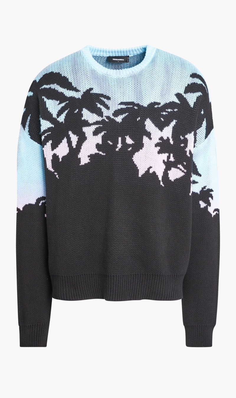 

Dsquared2 Multi-color Nature Theme Pullover for Men | The Deal Outlet