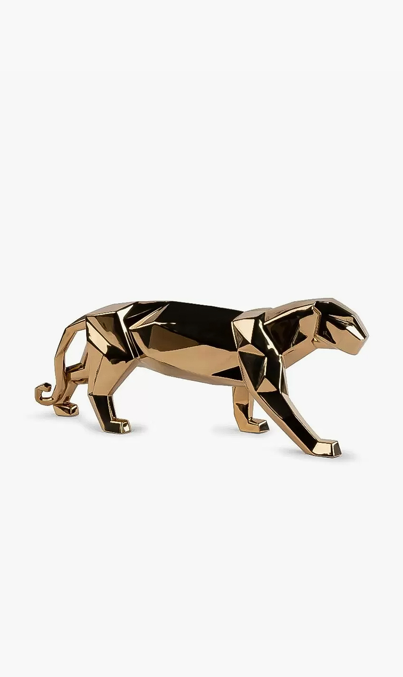 

Lladro Golden Panther Figurine