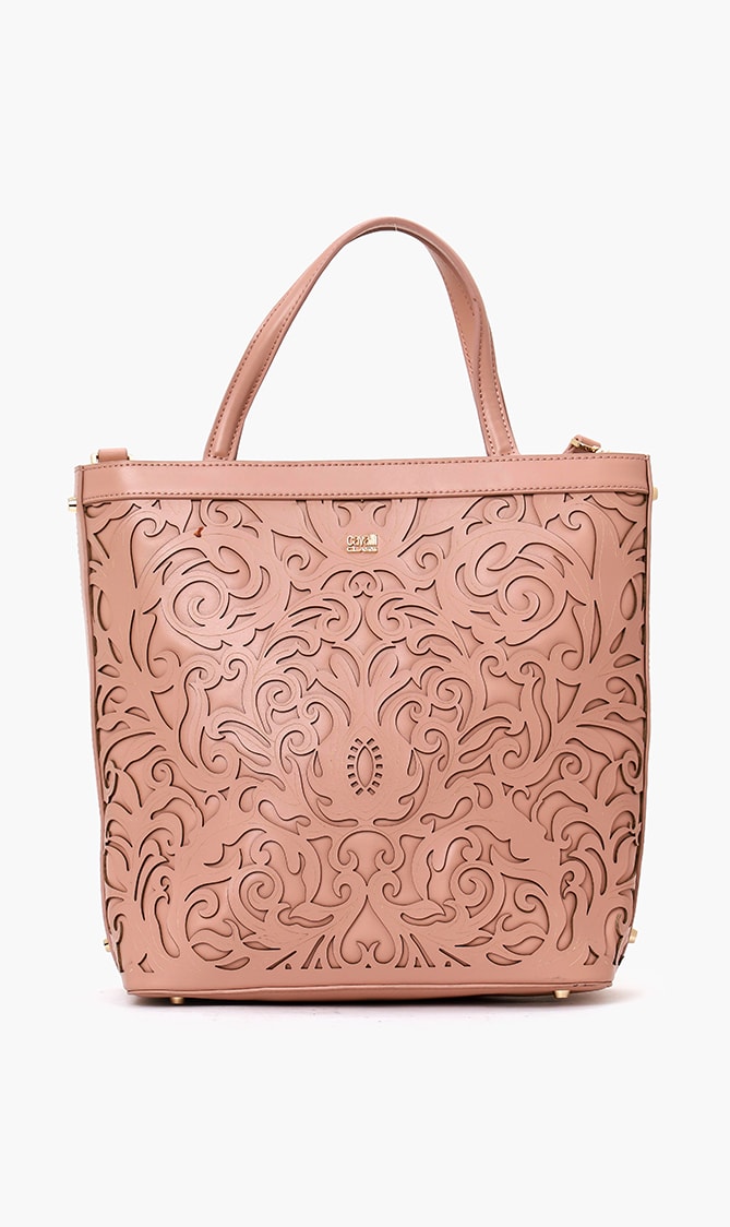 

Cavalli Class Damask Medium Tote Bag