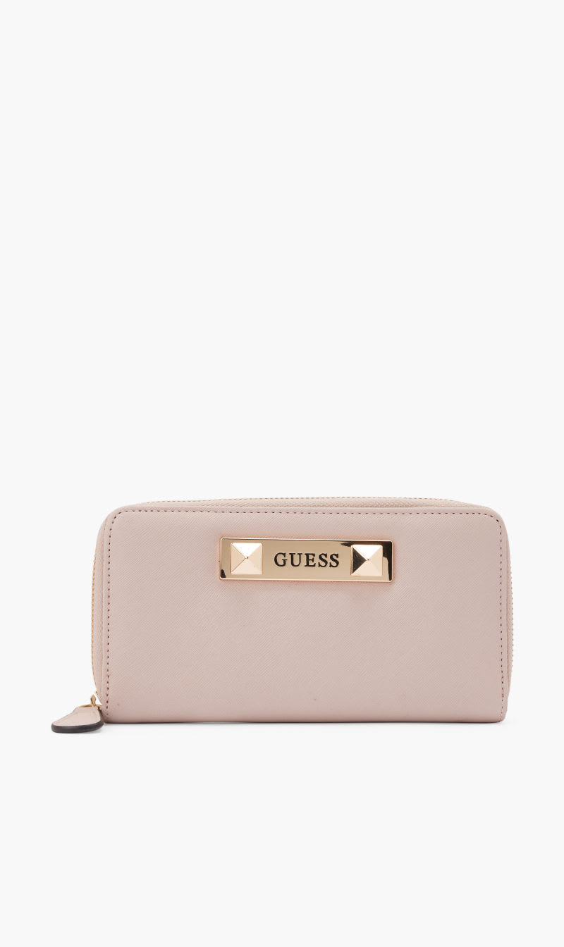 

Guess Pink Mazikeen Slg Medium Zip Around for Women | The Deal Outlet