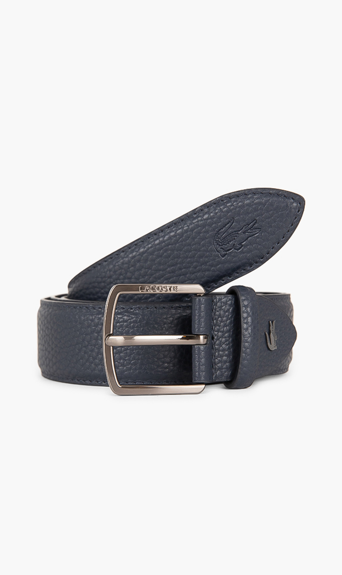 

Lacoste Engraved Buckle Grained Effect Belt