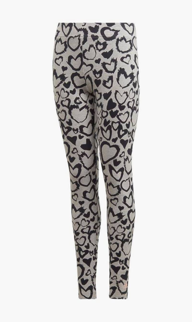 

Adidas Grey Kids Girl Sportwear Fit Allover Print Legging for Girls | The Deal Outlet