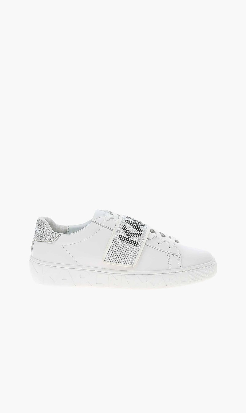 

Rhinestone Strap Sneakers