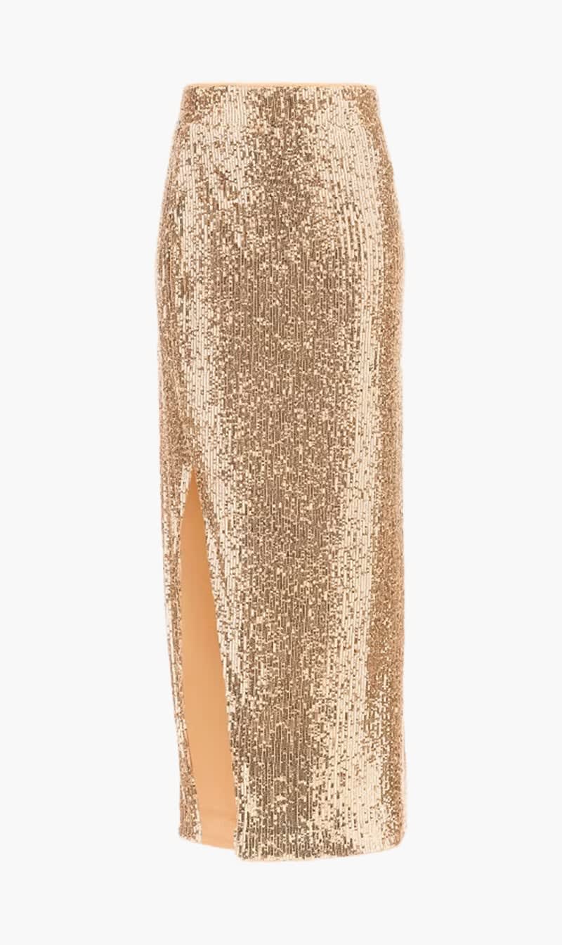 

Guess Gold Sparkle In The Dark Skirt for Women | The Deal Outlet