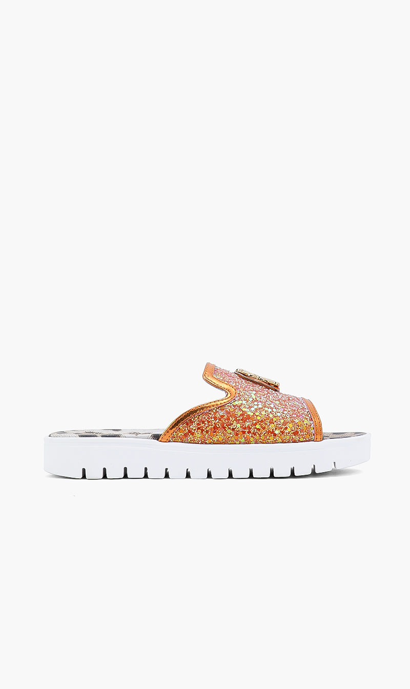 

Roberto Cavalli Leather Chunky Flats