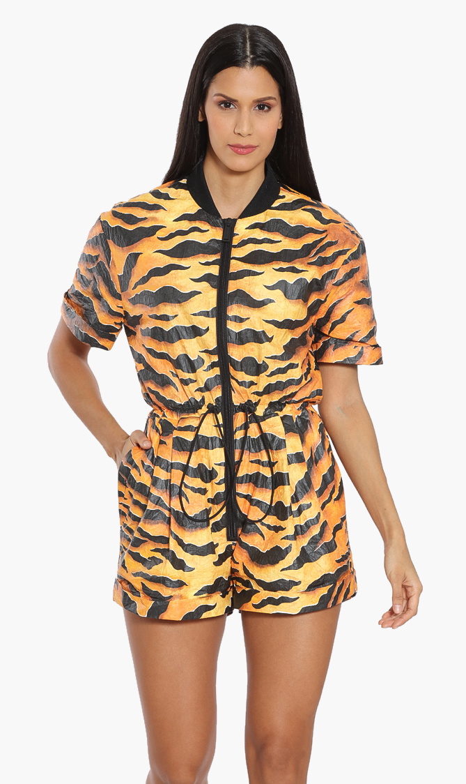 

DSQUARED2 Tiger Camouflage Paper Romper