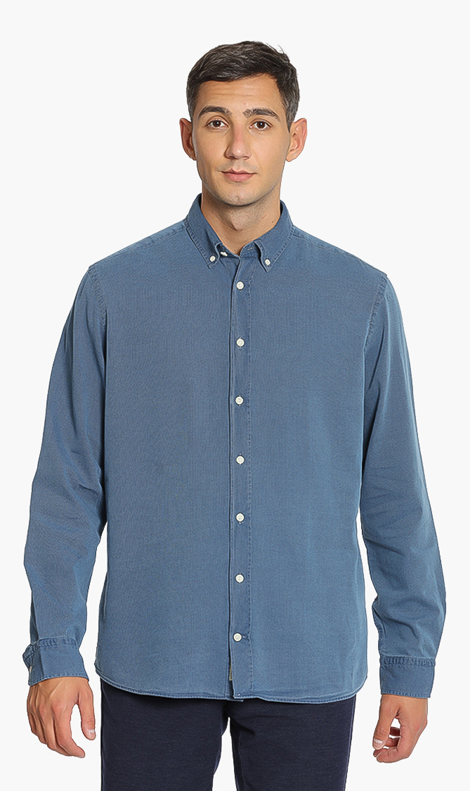 

Hackett London Gmt Pique Slim Fit Shirt