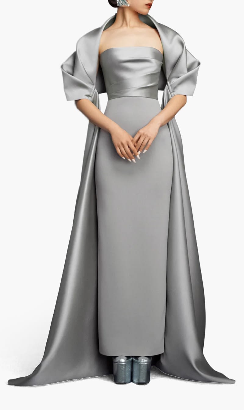 

Solace London Grey The Vera Maxi Dress for Women