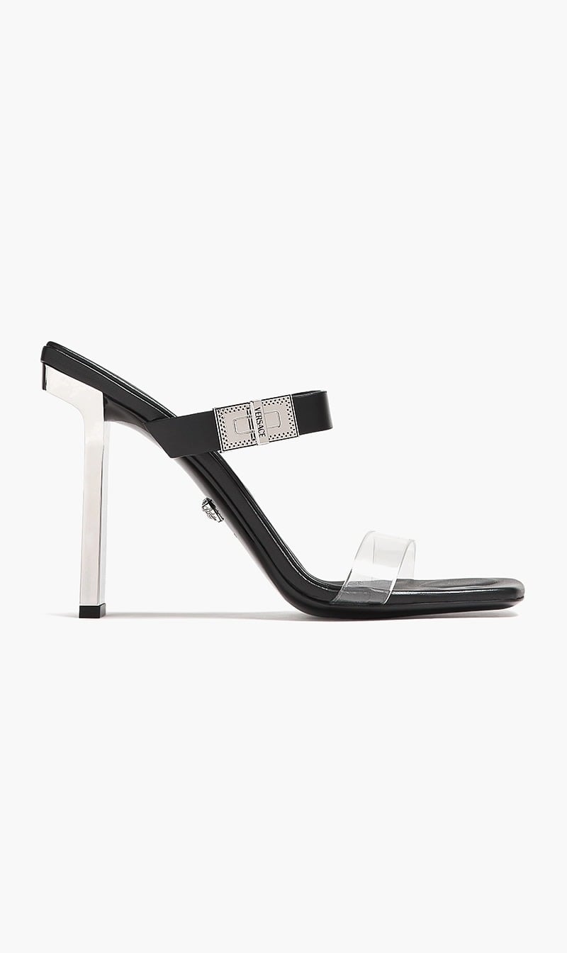 Versace Black Slice 105 Sandals for Women