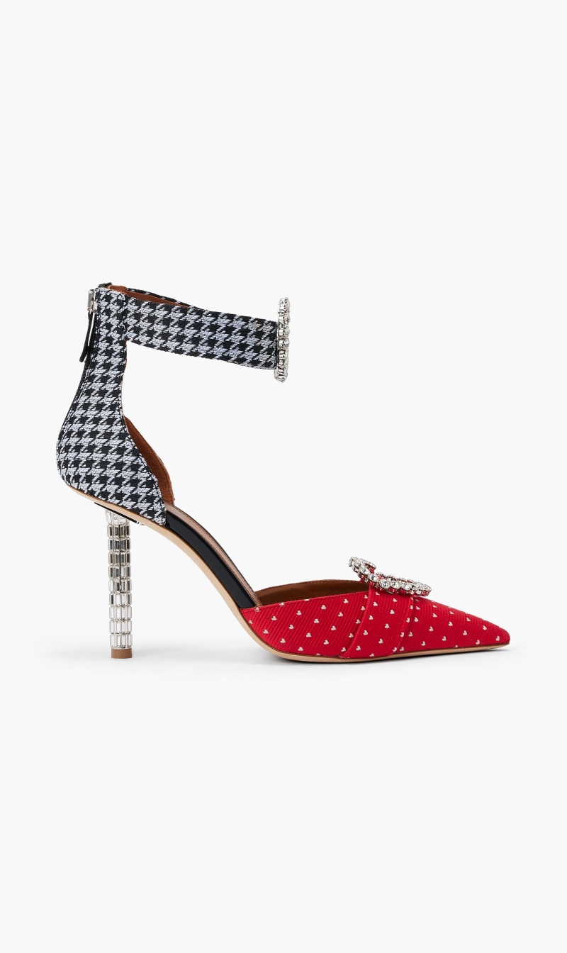 

Malone Souliers Red Camille Pump 90-2 for Women | The Deal Outlet