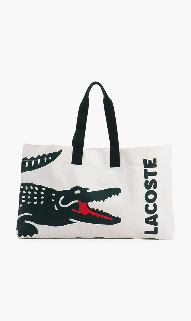 

Lacoste Oversized Croco Large Tote Bag