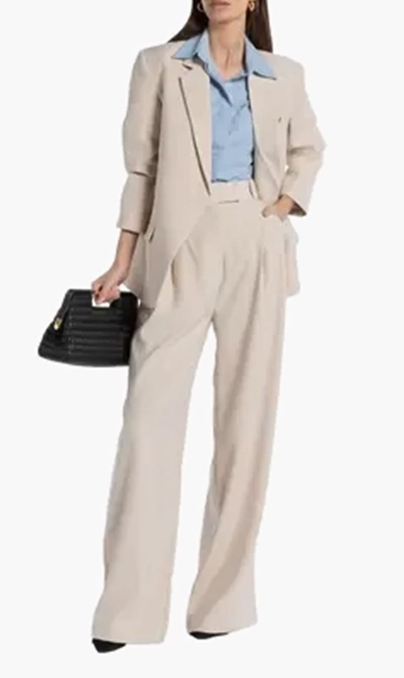Beige Audrey Blazer for Women