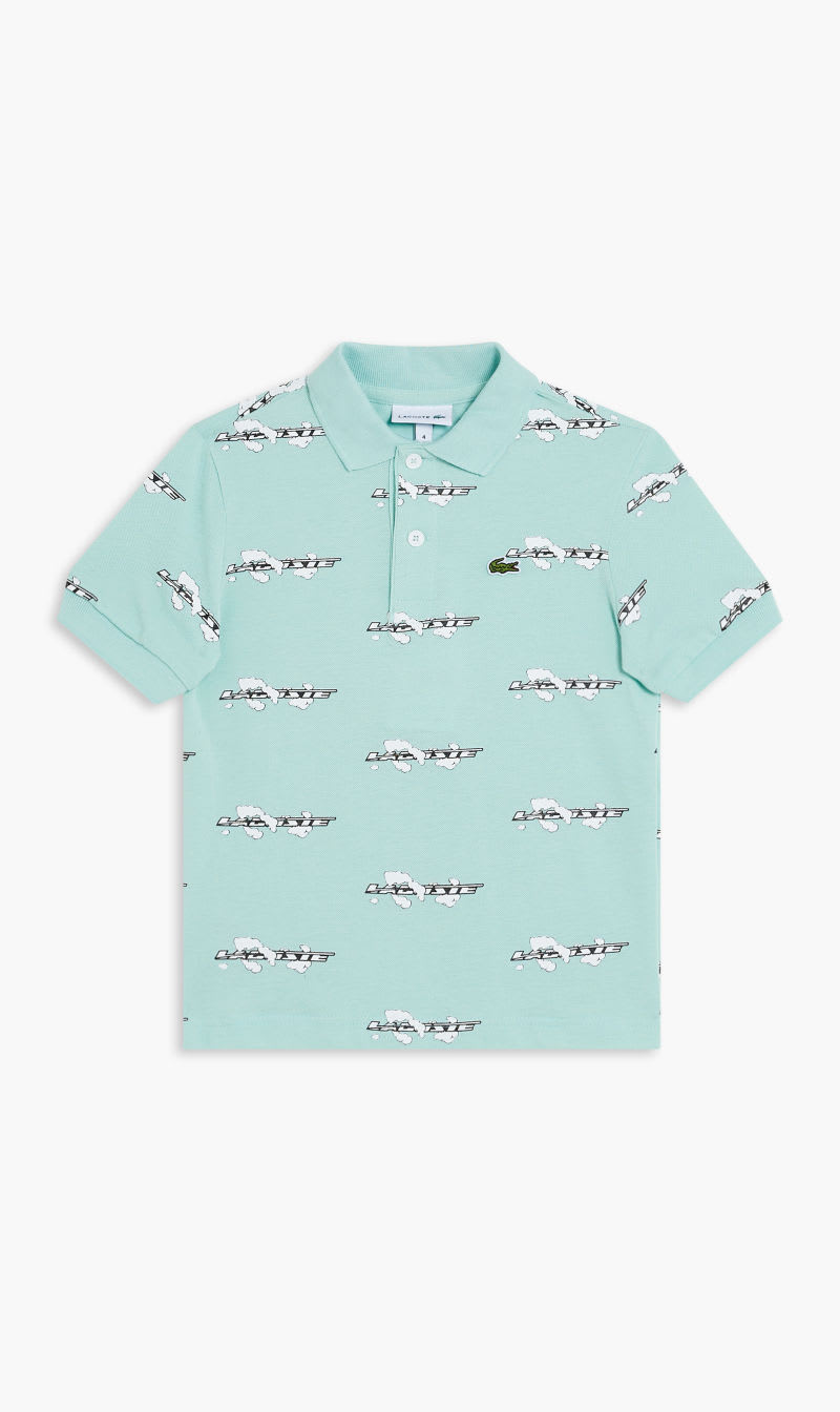 

Lacoste Green Short Sleeved Ribbed Collar Shirt for Boys | The Deal Outlet