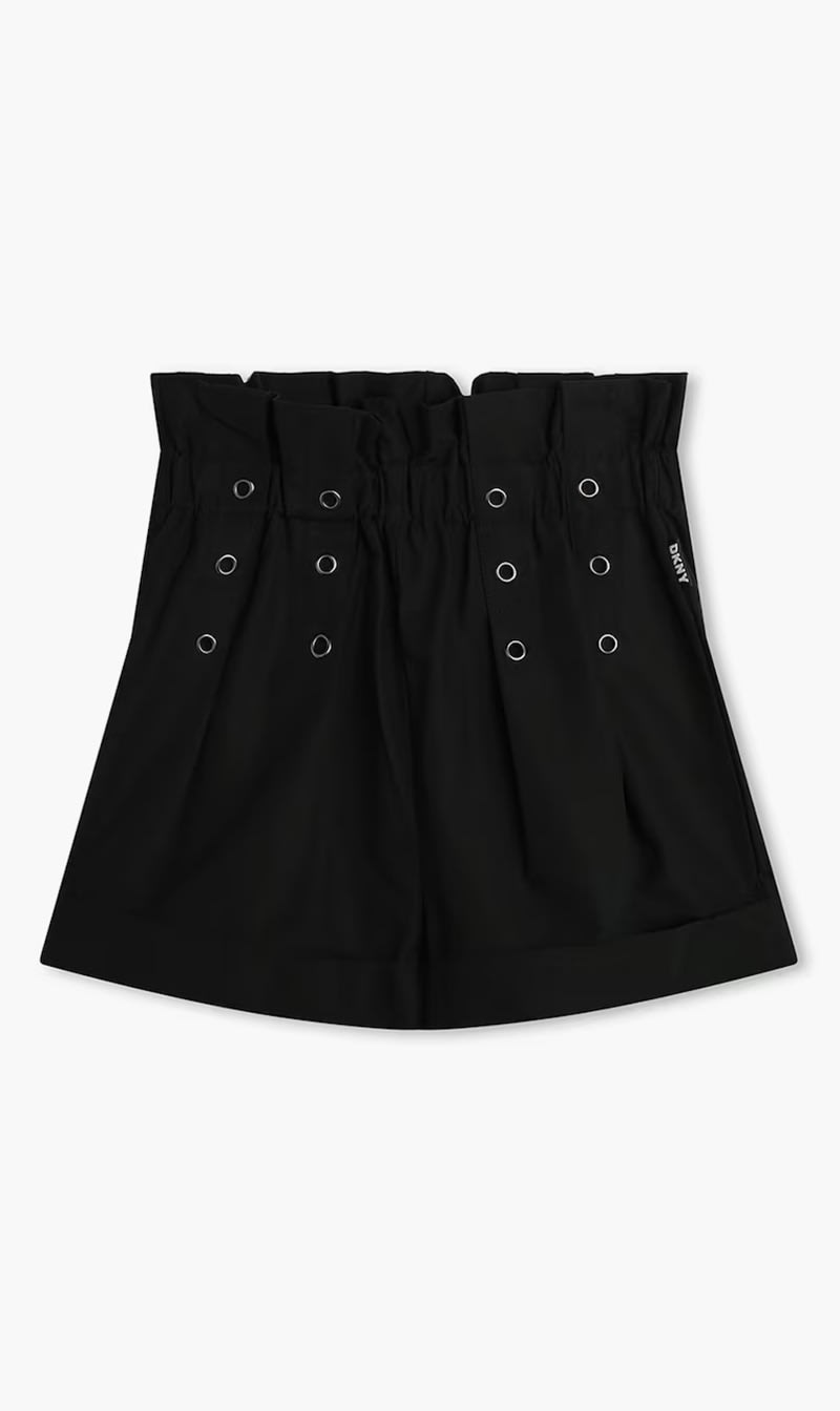 

Dkny Black High Waisted Shorts for Girls | The Deal Outlet