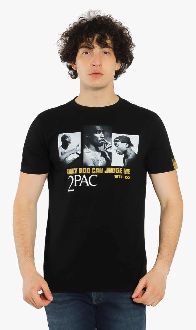 

Tupac Printed T-shirt, Black
