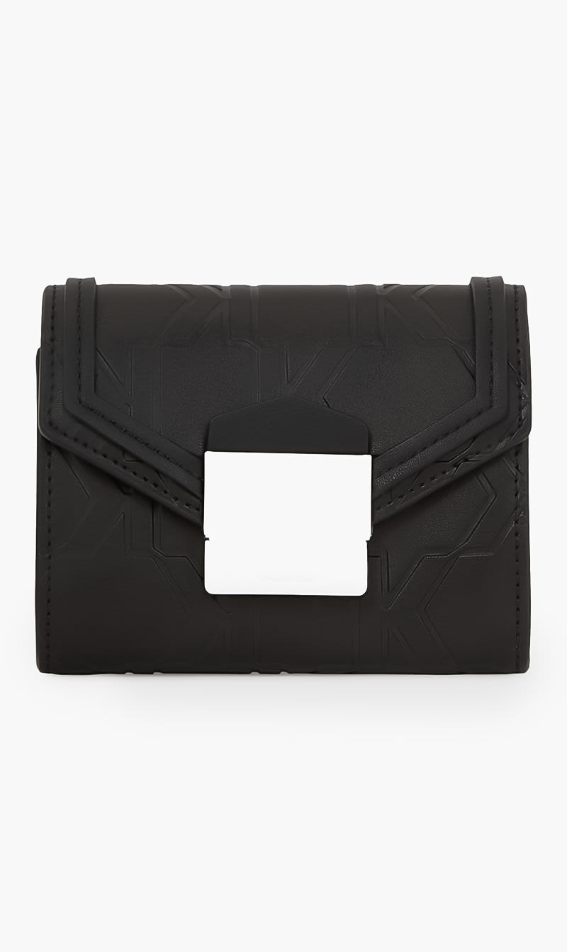 

Karl Lagerfeld Black K Style Small Wallet for Women | The Deal Outlet