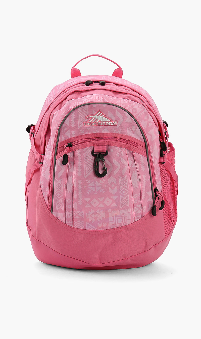 

Block Print Backpack, Pink