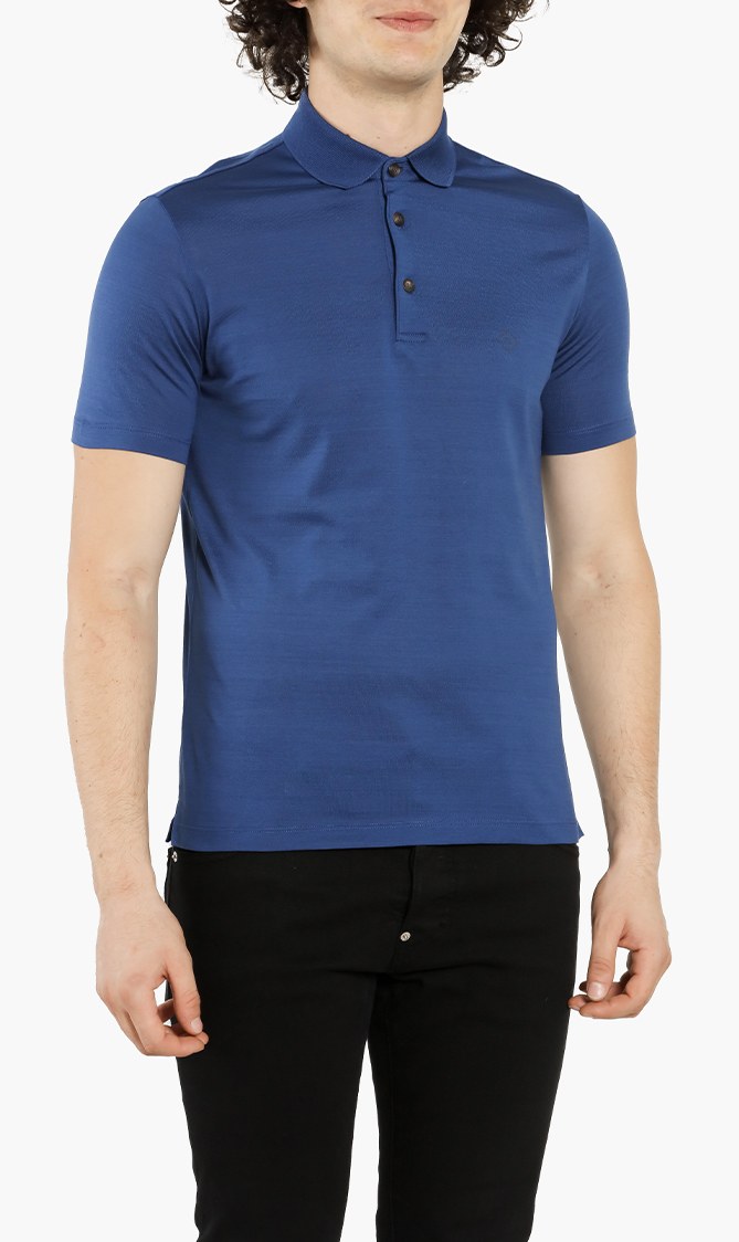 

Pal Zileri Logo Cotton Polo Shirt