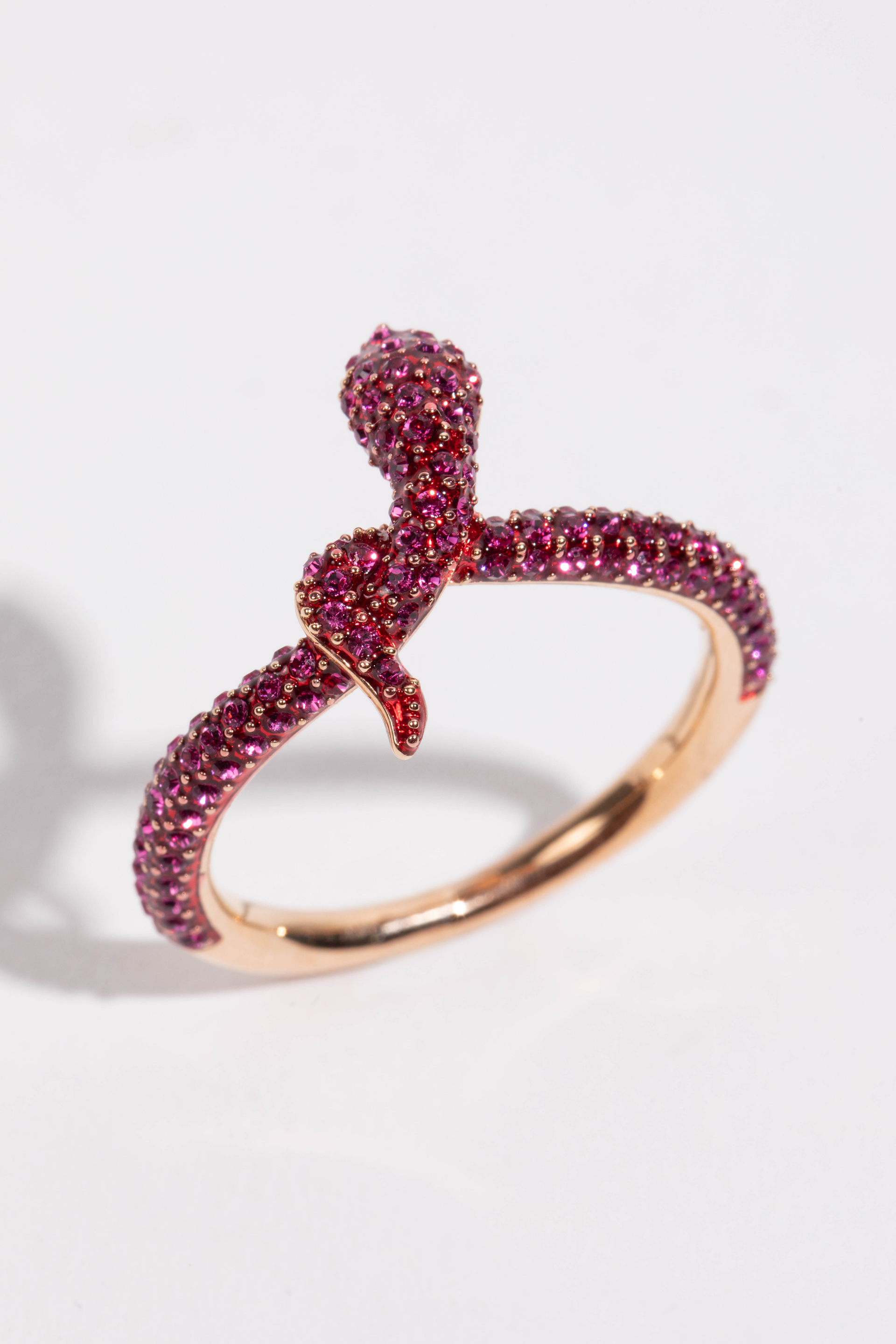 

SWAROVSKI Leslie Fuchsia Rose Gold Ring