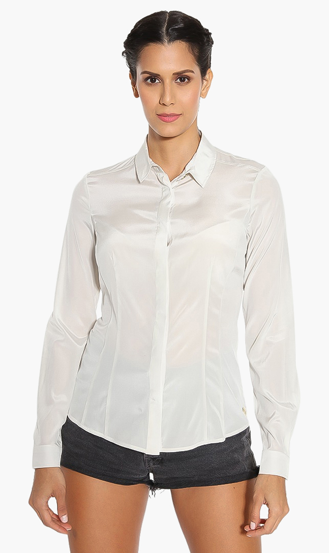 

Versace Plain Silk Shirt