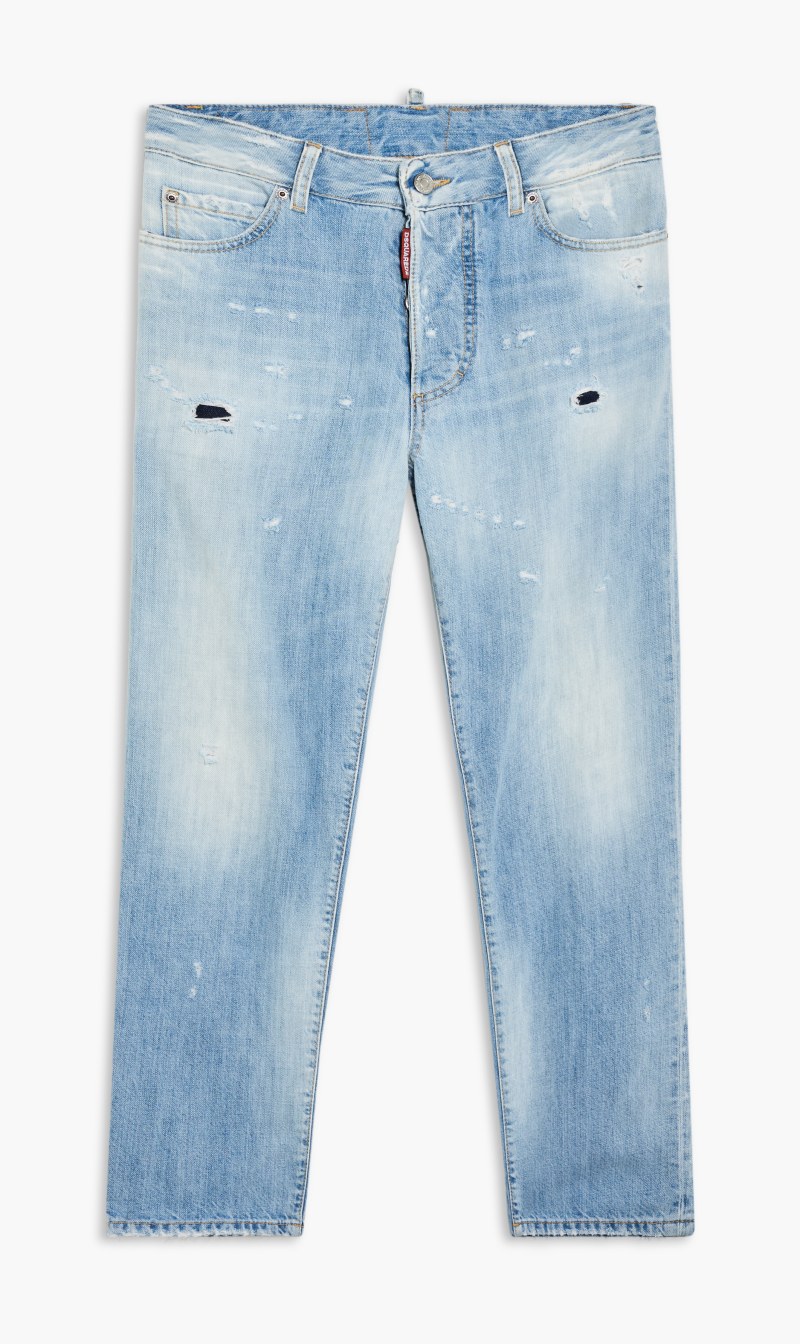 

Dsquared2 Blue Pants 5 Pockets for Women | The Deal Outlet