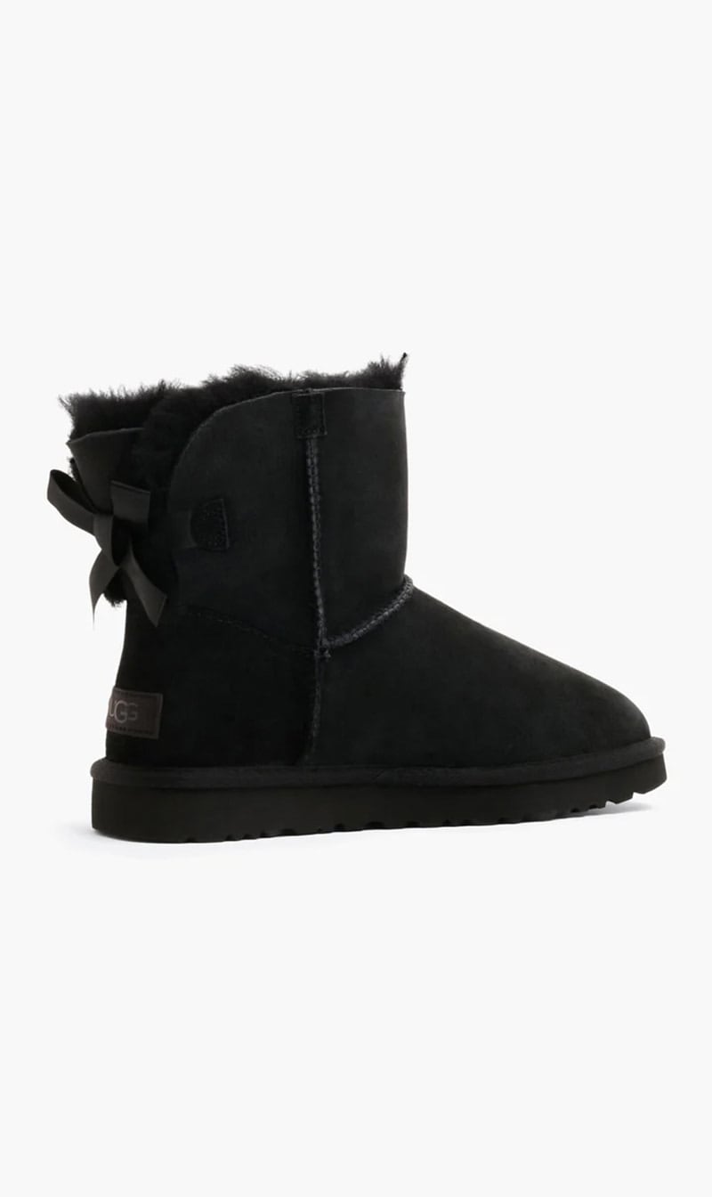 

Ugg Black Mini Bailey Bow Ii Boots for Women | The Deal Outlet