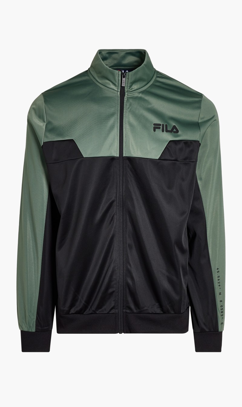 

Color Block Front Zip Jacket, Multi-color