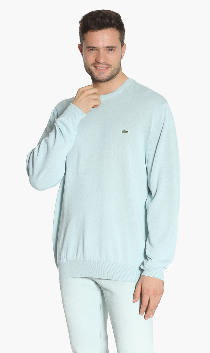 

Lacoste Plain Cotton Sweater