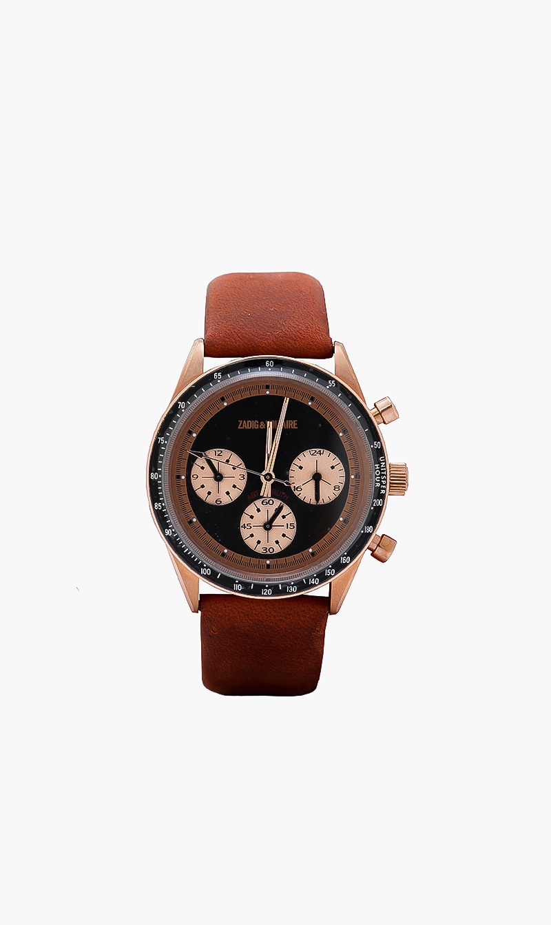 

Zadig & Voltaire Leather Chronograph Watch