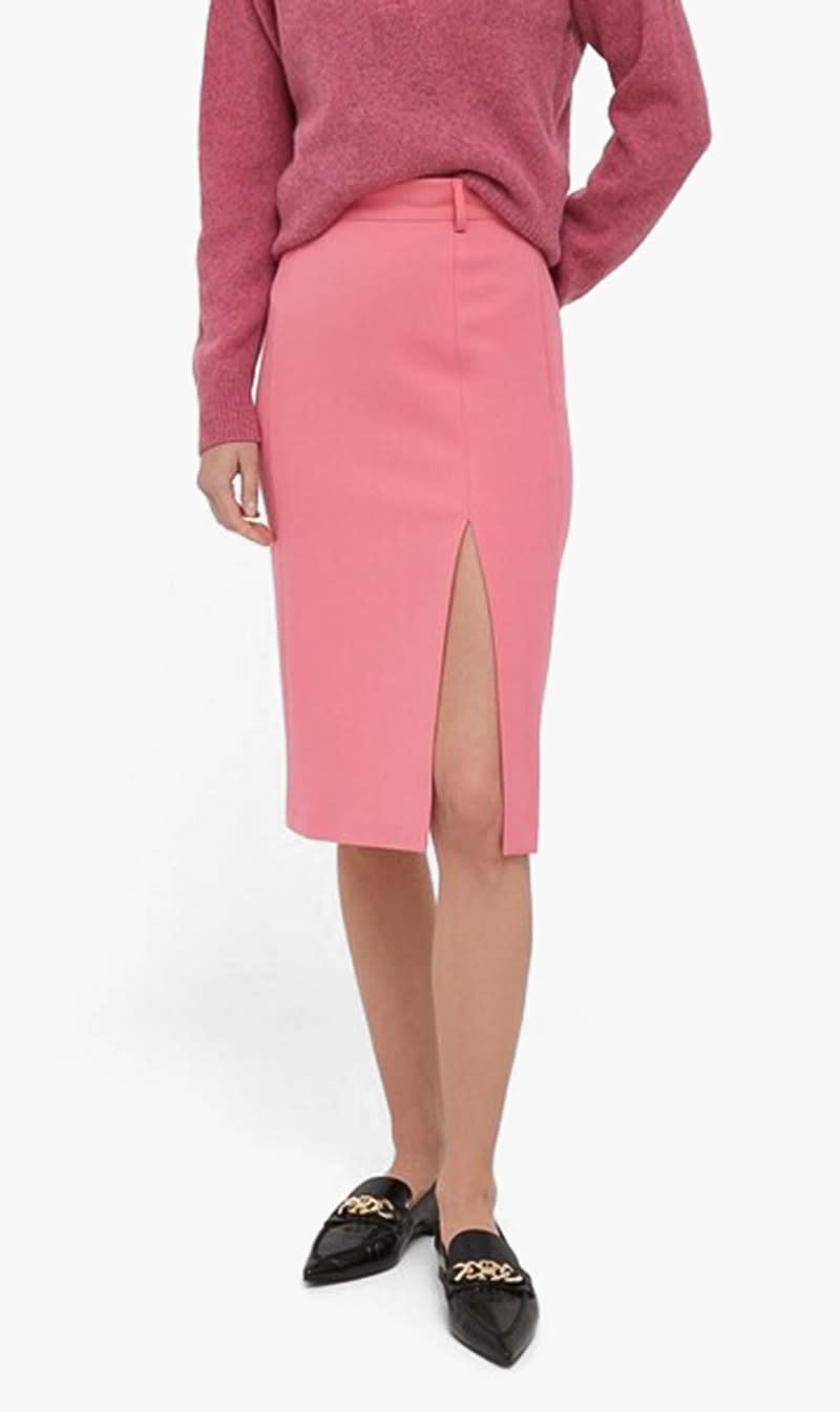 United Colors Of Benetton Pink Midi Pencil Skirt for Women