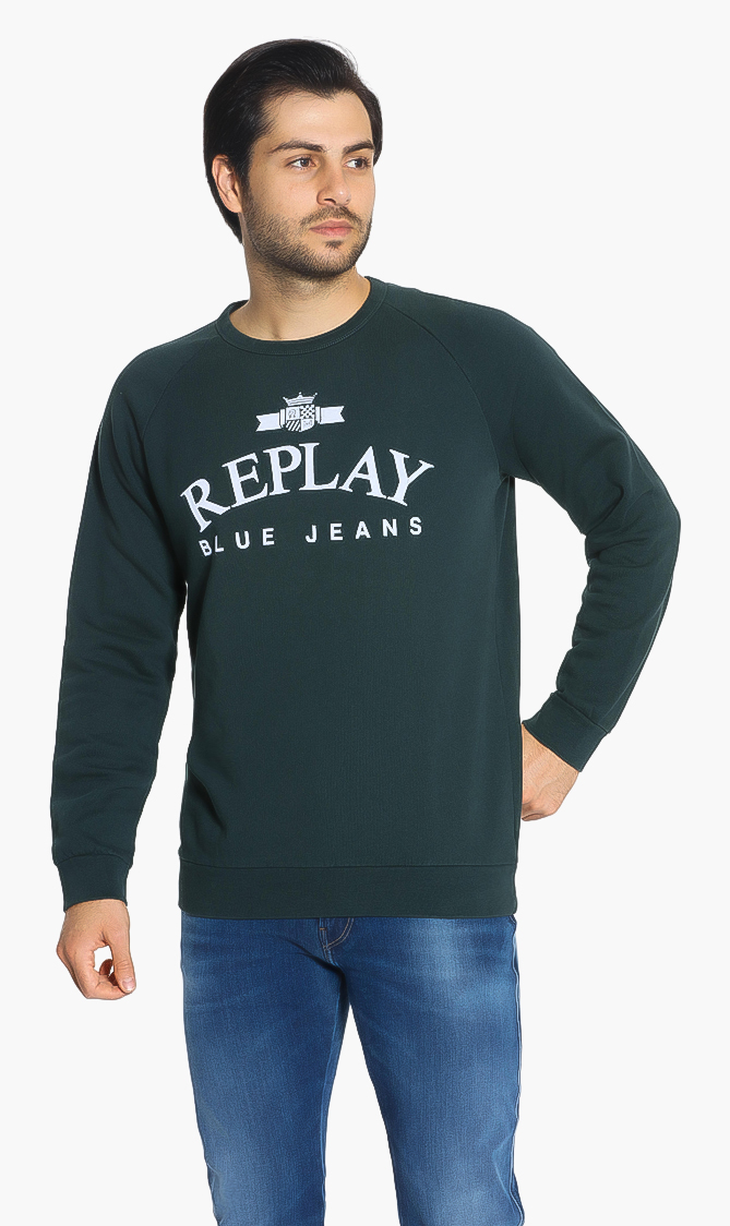 

Logo Cotton Sweatshirt, Green