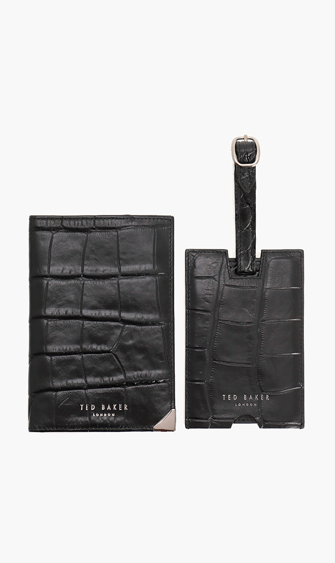 

Ted Baker Croc Passport And Luggage Tag Gift Set