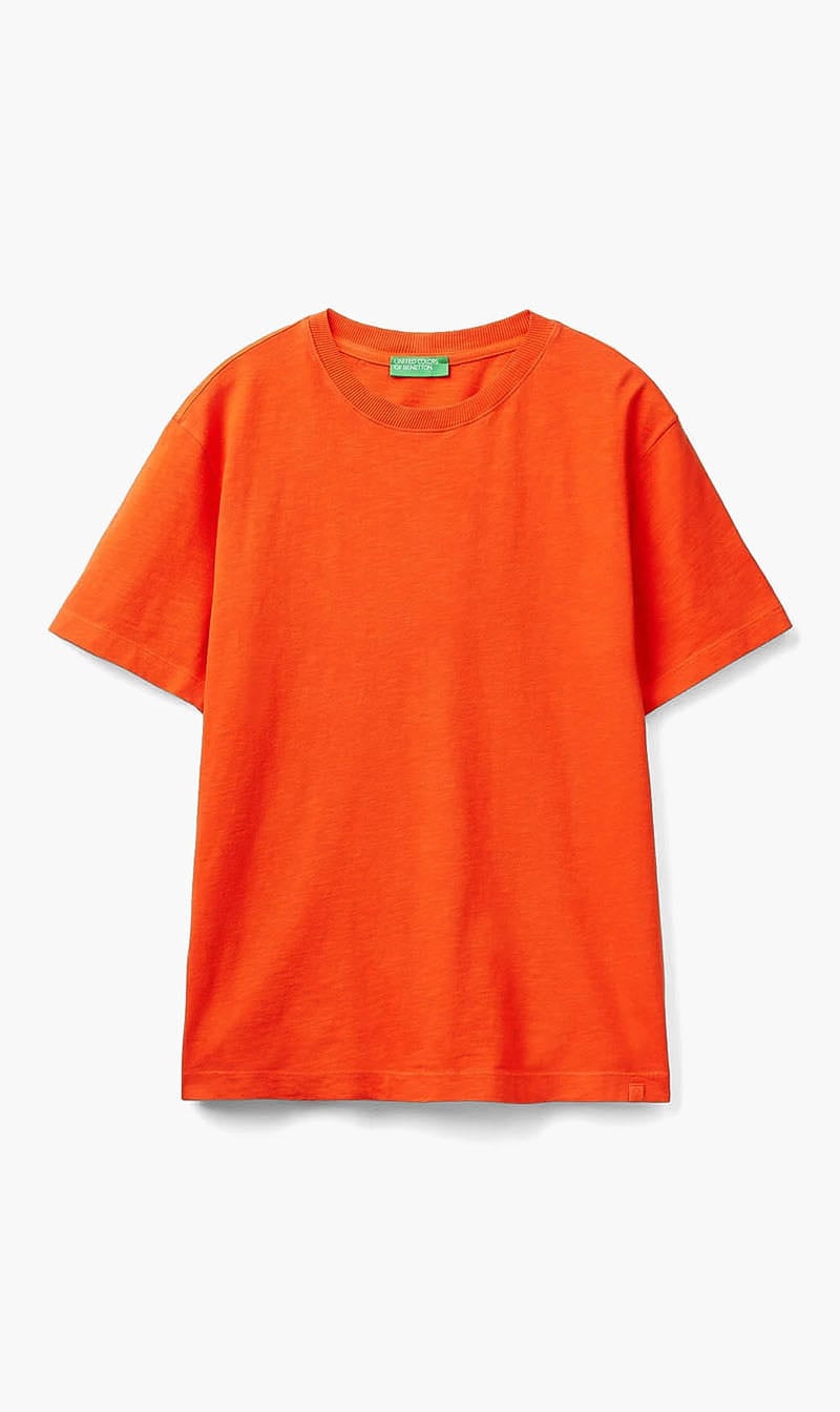 Orange United Colors Of Benetton Blue Relaxed Fit T-shirt for Men
