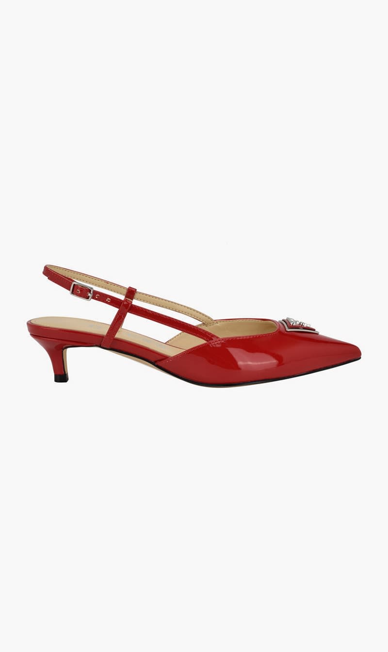 

Guess Red Jesson Sling Back Heels for Women | The Deal Outlet
