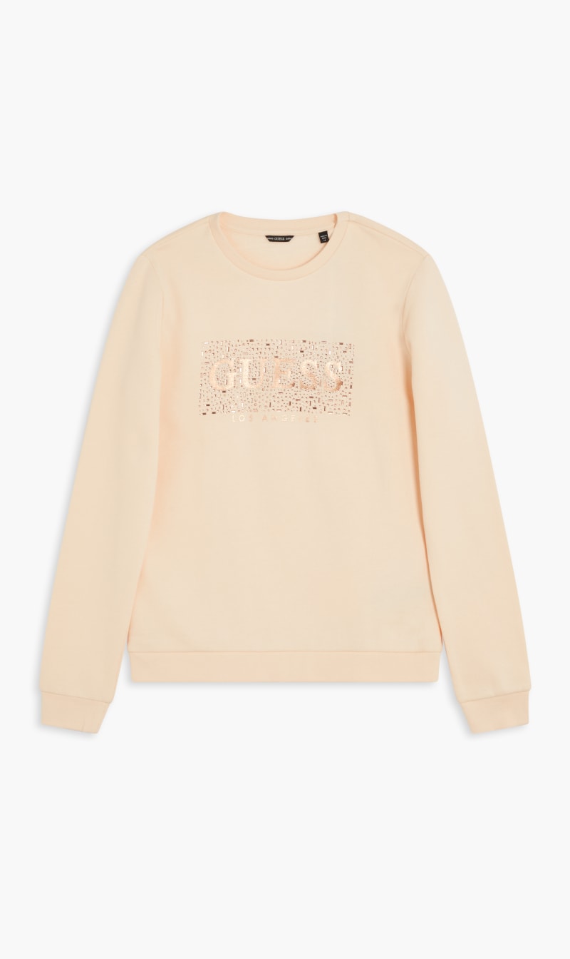 

Crystal Embellished Sweatshirt, White