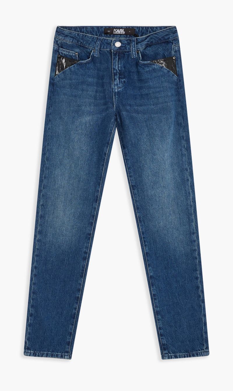 

Karl Lagerfeld Blue Logo Gf Denim for Women | The Deal Outlet