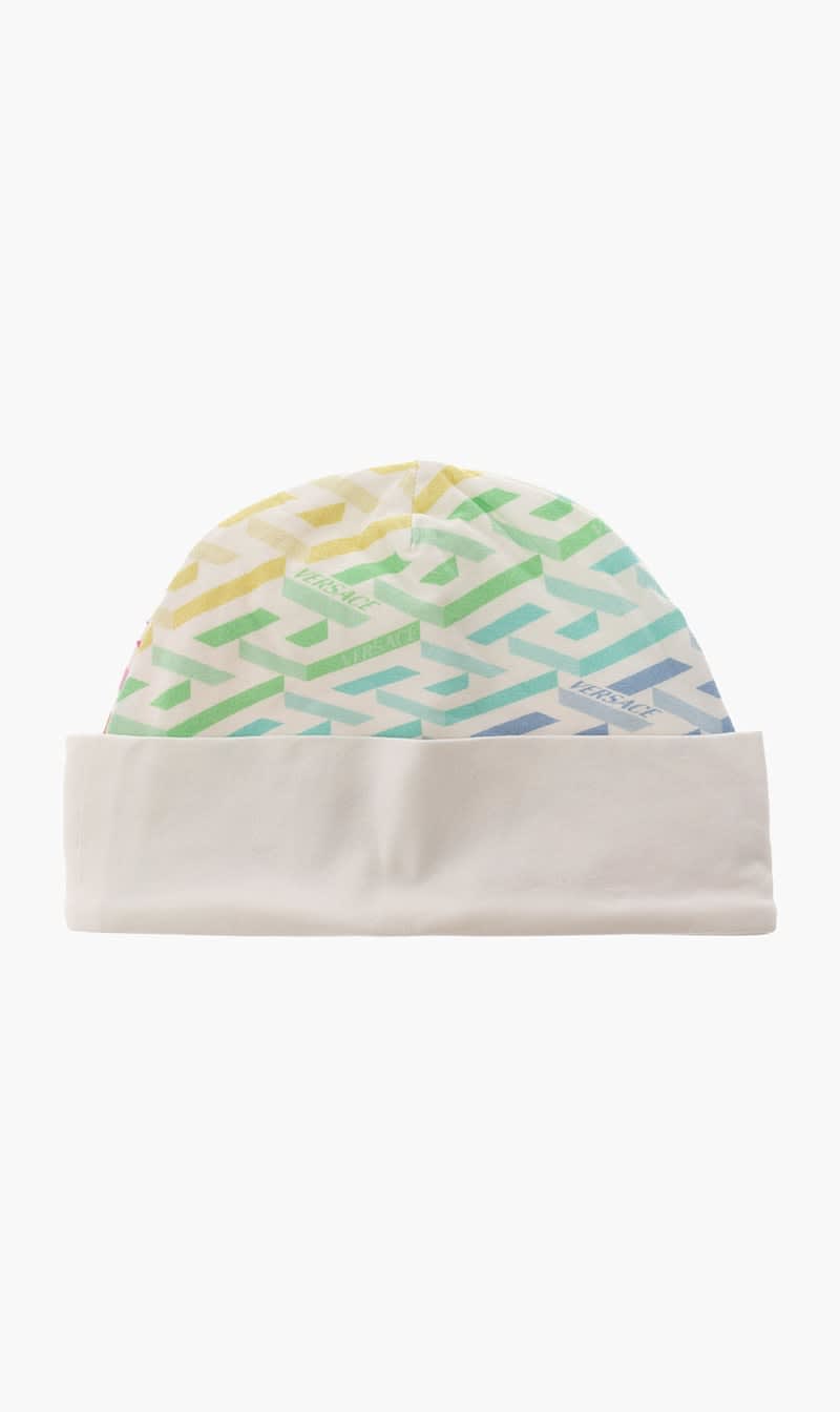 

Versace Multi-color Beanie With ‘la Greca’ Motif | The Deal Outlet
