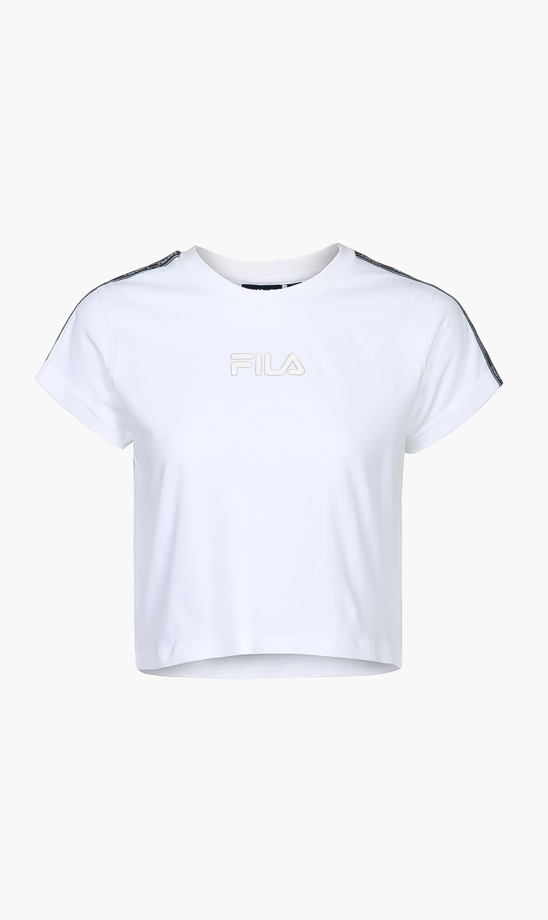 

Fila White Opal Cut Sleeve Tshirt for Women | The Deal Outlet