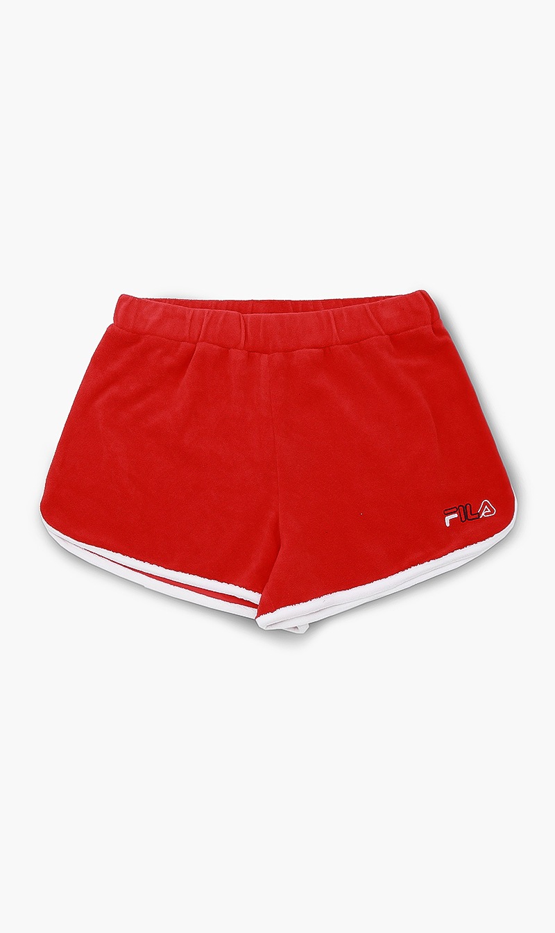 

Fila Red Pasha Elasticated Shorts for Women | The Deal Outlet
