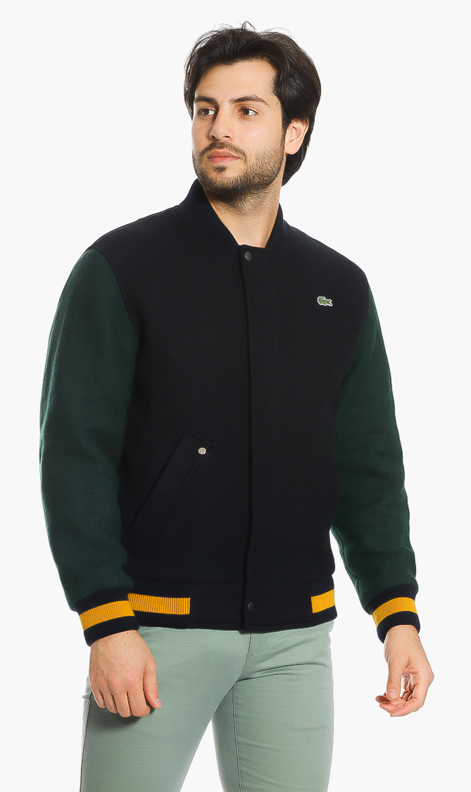 

Lacoste Live Retro Badge Wool Varsity Jacket