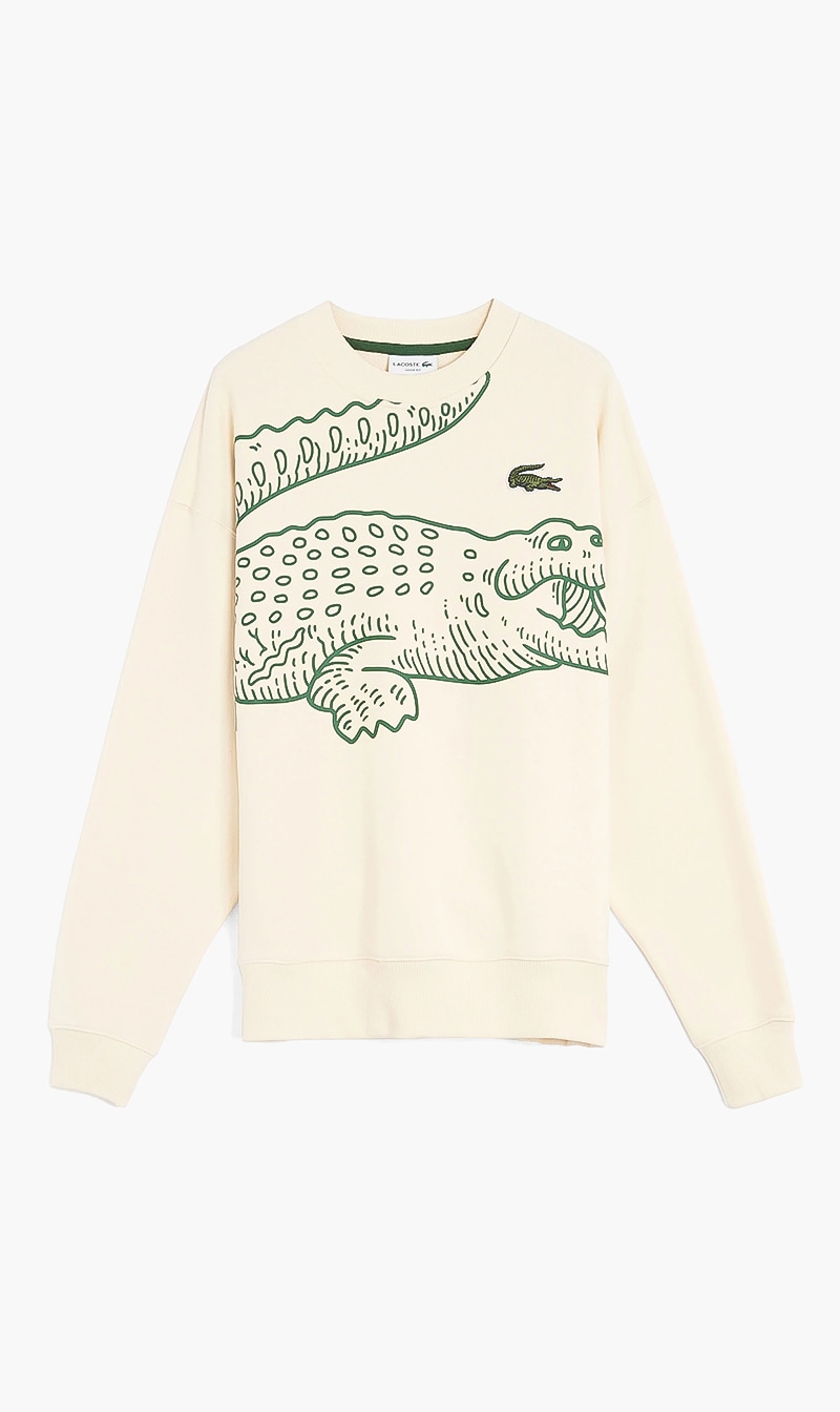 

Loose Fit Sweatshirt, Beige