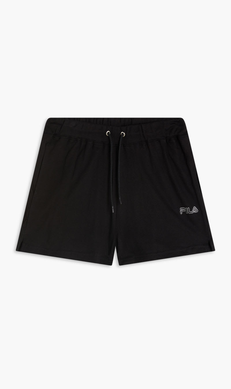 

Fila Black Logo Tape Shorts for Women | The Deal Outlet