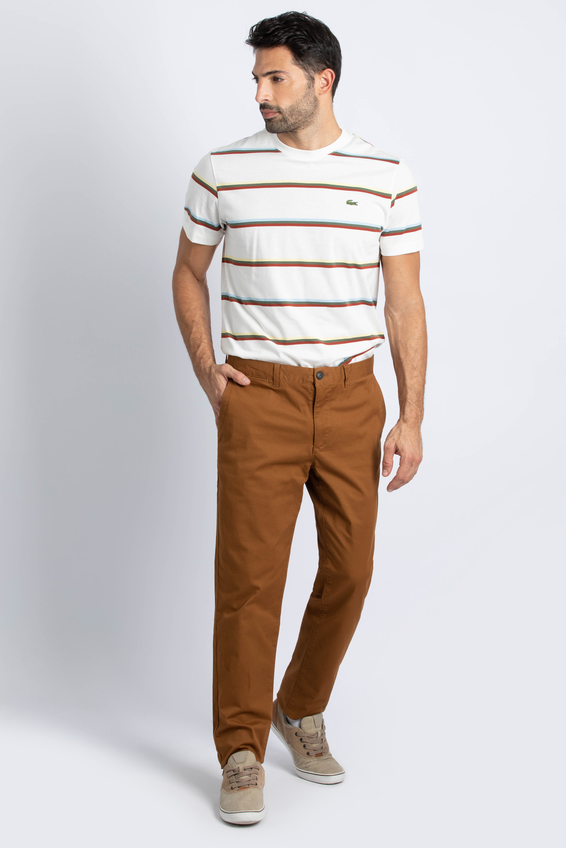 

Lacoste Slim Fit Stretch Gabardine Chino Pants