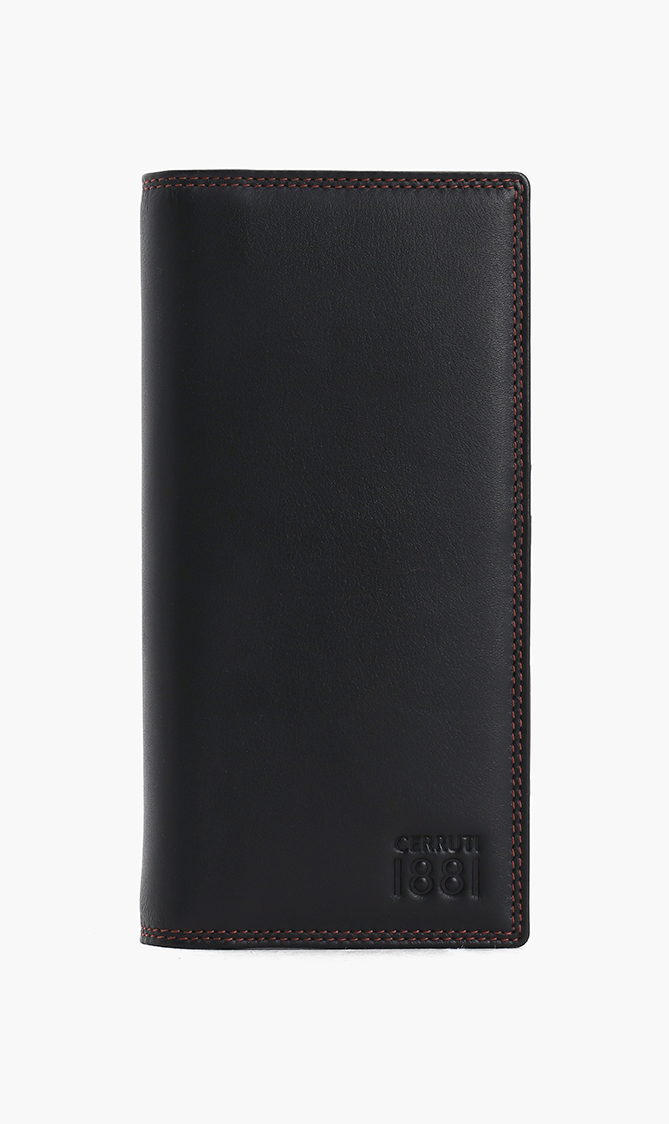 

Cerruti Stars Leather Long Wallet