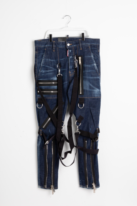 

Dsquared2 Zipped Military Jeans